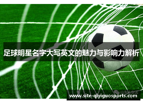 足球明星名字大写英文的魅力与影响力解析